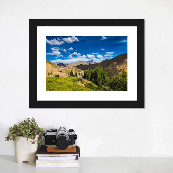 Ladakh Road Trip Canvas Wall Art-1 Piece-Framed Print-20" x 16"-Tiaracle