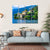 Lago Di Como Canvas Wall Art-4 Horizontal-Gallery Wrap-34" x 24"-Tiaracle