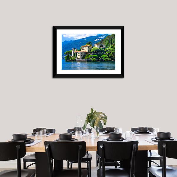Lago Di Como Canvas Wall Art-5 Horizontal-Gallery Wrap-22" x 12"-Tiaracle