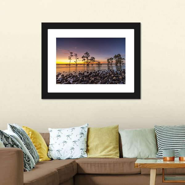 Laguna Beach Canvas Wall Art-3 Horizontal-Gallery Wrap-25" x 16"-Tiaracle