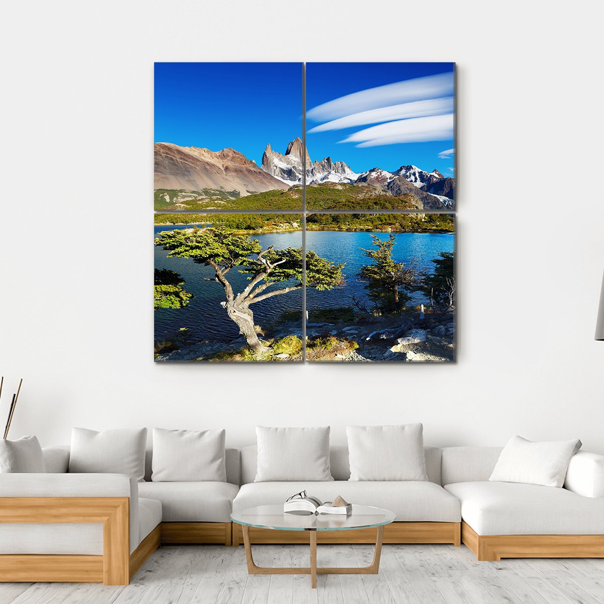 Laguna Capri Canvas Wall Art-4 Square-Gallery Wrap-17" x 17"-Tiaracle