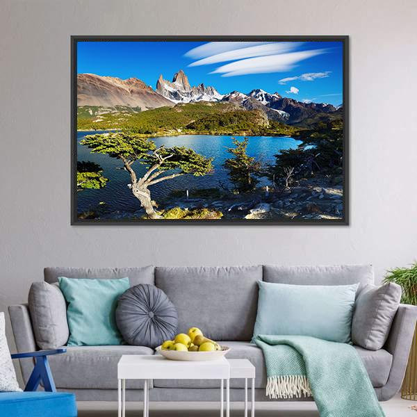 Laguna Capri Canvas Wall Art-3 Horizontal-Gallery Wrap-25" x 16"-Tiaracle