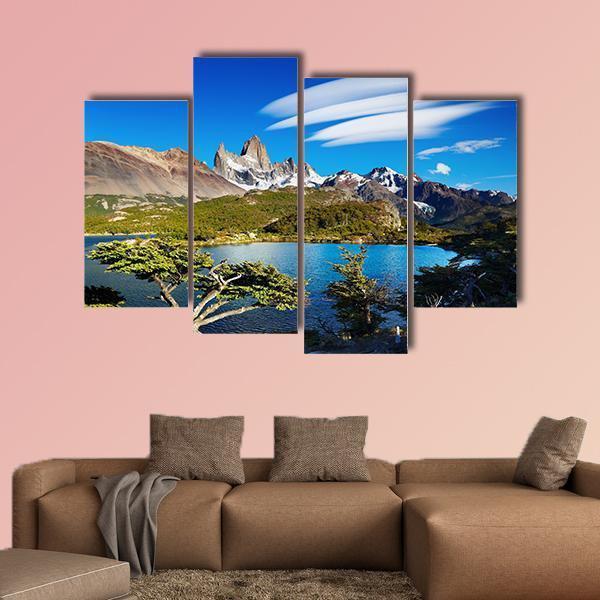 Laguna Capri Canvas Wall Art-4 Pop-Gallery Wrap-50" x 32"-Tiaracle