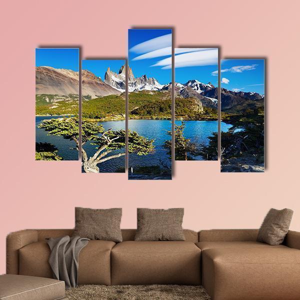 Laguna Capri Canvas Wall Art-5 Pop-Gallery Wrap-47" x 32"-Tiaracle