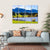 Lake & Alps Mountains Canvas Wall Art-4 Horizontal-Gallery Wrap-34" x 24"-Tiaracle