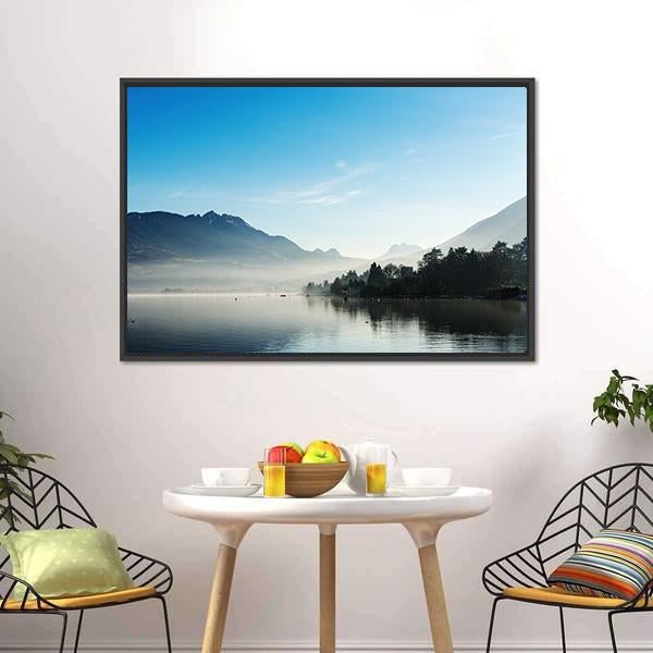Lake Annecy France Canvas Wall Art-3 Horizontal-Gallery Wrap-25" x 16"-Tiaracle