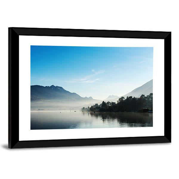 Lake Annecy France Canvas Wall Art-3 Horizontal-Gallery Wrap-25" x 16"-Tiaracle