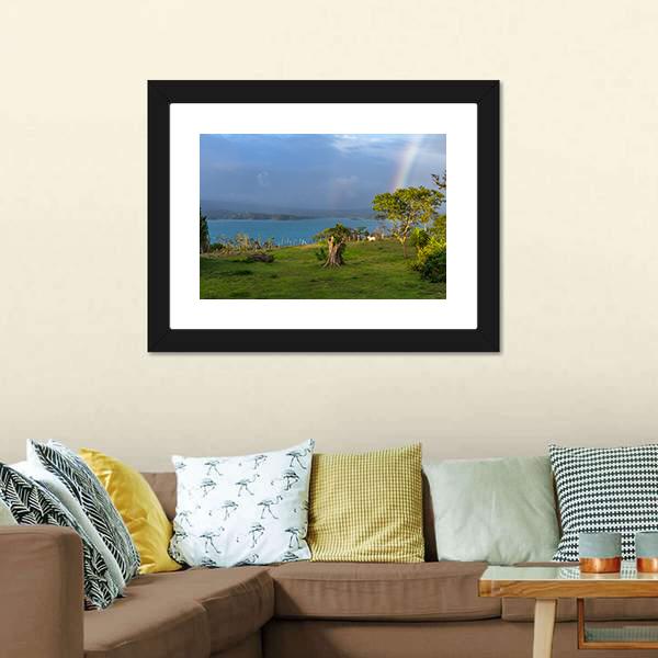 Lake Arenal Canvas Wall Art-3 Horizontal-Gallery Wrap-25" x 16"-Tiaracle
