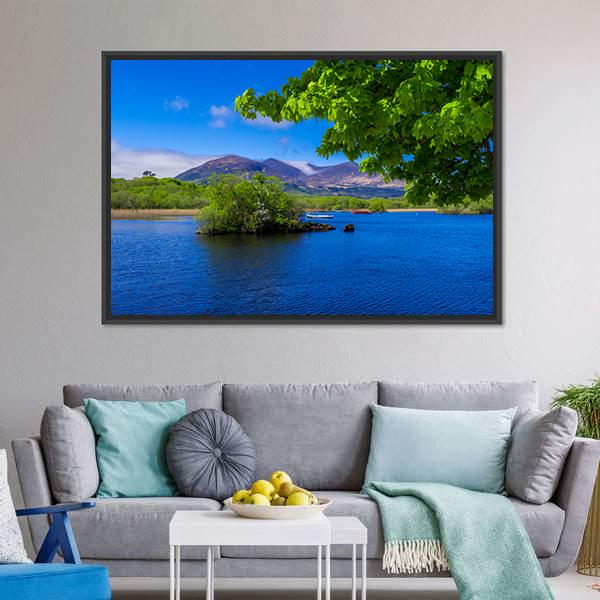 Lake At Killarney National Park Canvas Wall Art-3 Horizontal-Gallery Wrap-25" x 16"-Tiaracle