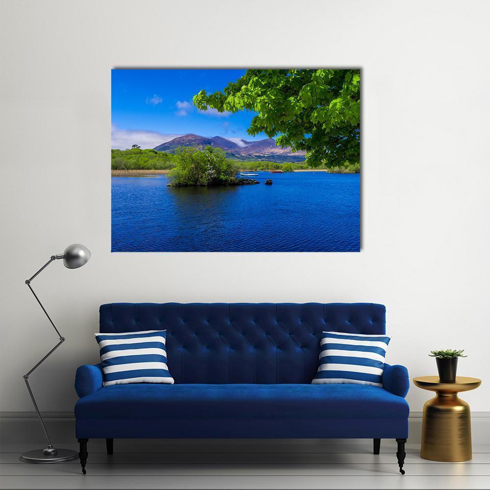 Lake At Killarney National Park Canvas Wall Art-4 Pop-Gallery Wrap-50" x 32"-Tiaracle