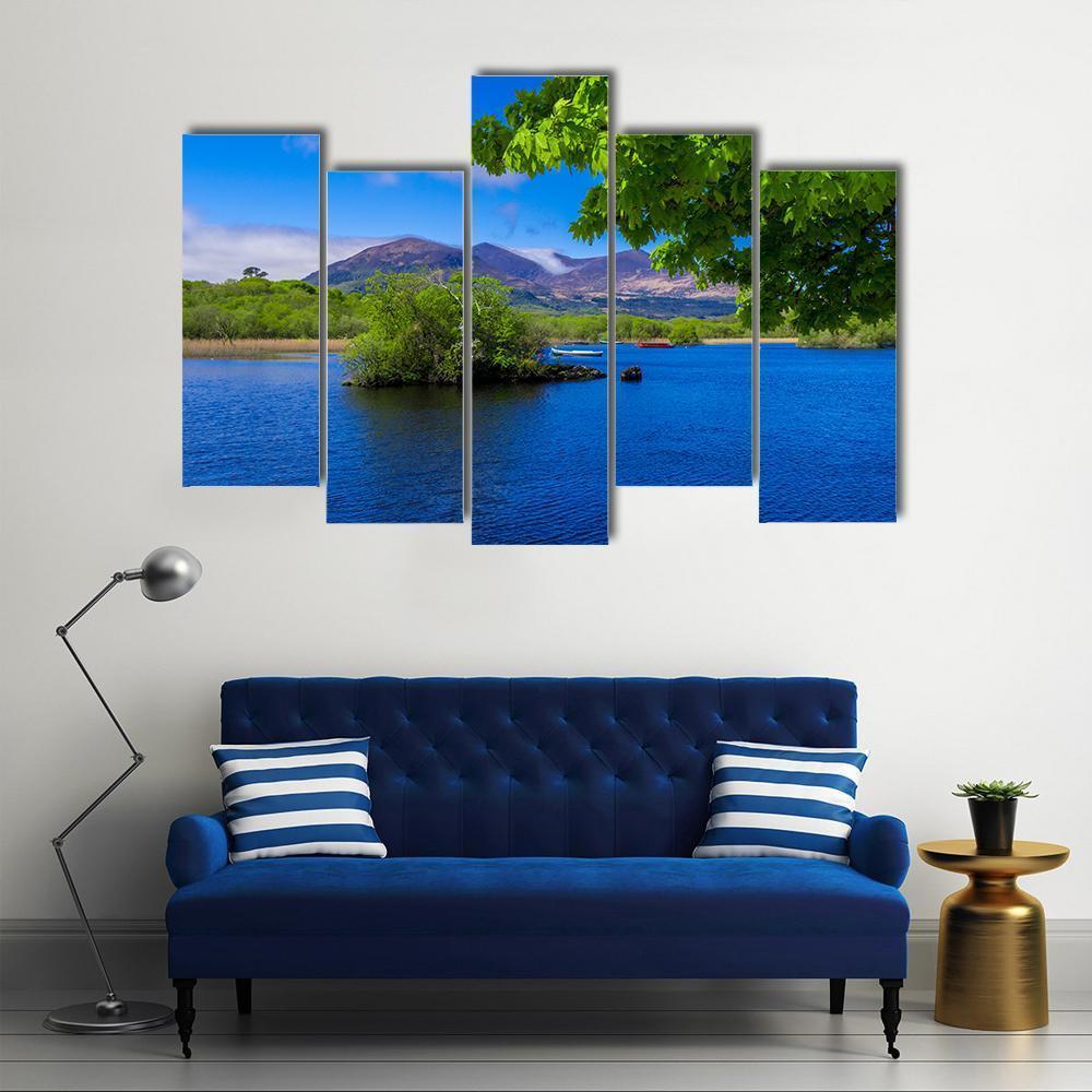 Lake At Killarney National Park Canvas Wall Art-5 Pop-Gallery Wrap-47" x 32"-Tiaracle