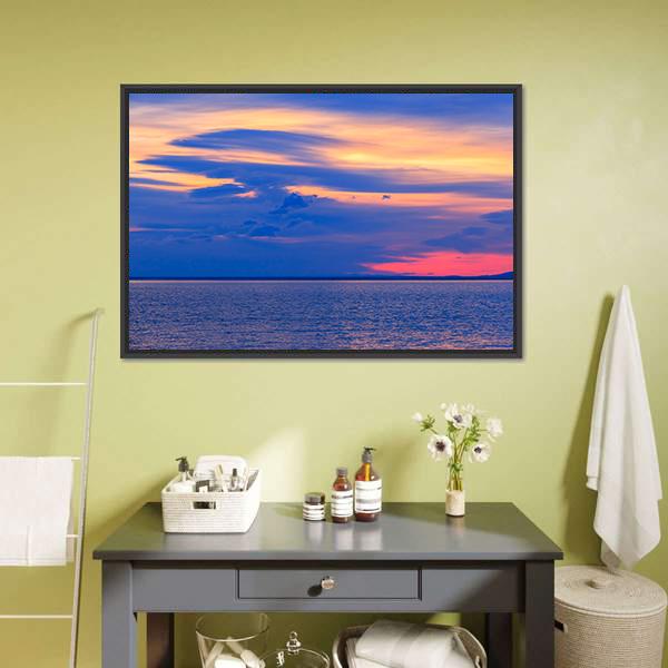 Lake Baikal Canvas Wall Art-3 Horizontal-Gallery Wrap-25" x 16"-Tiaracle