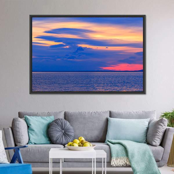 Lake Baikal Canvas Wall Art-3 Horizontal-Gallery Wrap-25" x 16"-Tiaracle