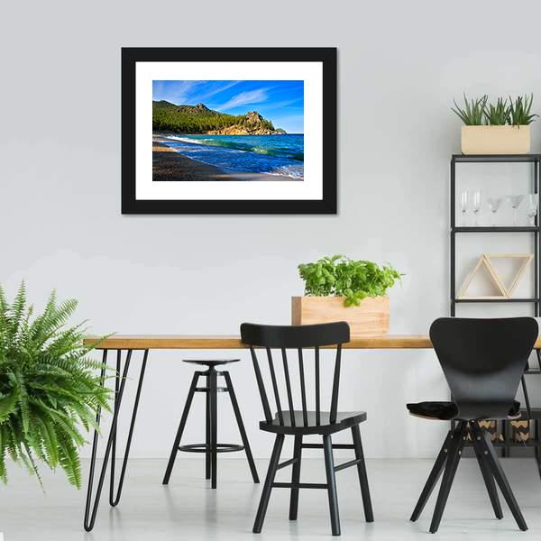 Lake Baikal Russia Canvas Wall Art-3 Horizontal-Gallery Wrap-25" x 16"-Tiaracle