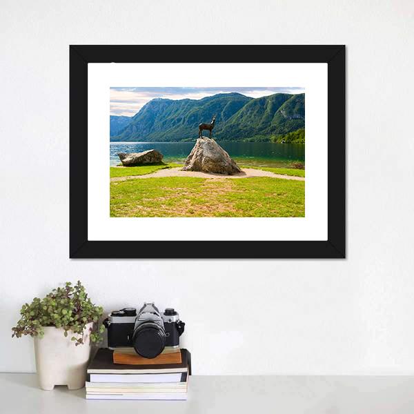 Lake Bohinj In Slovenia Panoramic Canvas Wall Art-1 Piece-36" x 12"-Tiaracle