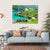 Lake Brienz During Spring Canvas Wall Art-1 Piece-Gallery Wrap-36" x 24"-Tiaracle