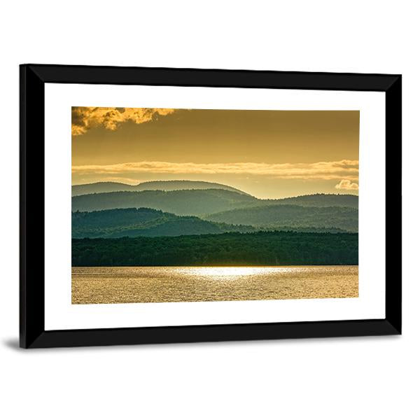 Lake Champlain Canvas Wall Art-3 Horizontal-Gallery Wrap-25&quot; x 16&quot;-Tiaracle