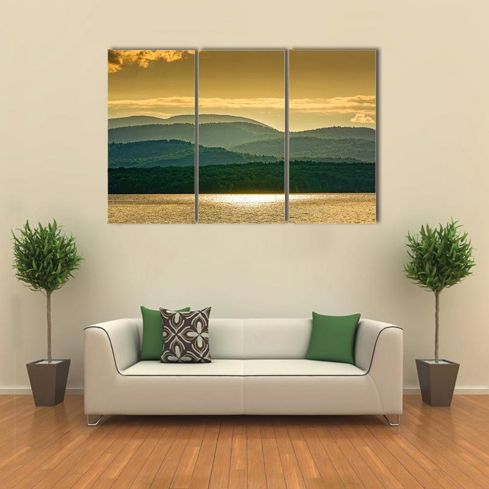 Lake Champlain Canvas Wall Art-3 Horizontal-Gallery Wrap-37" x 24"-Tiaracle