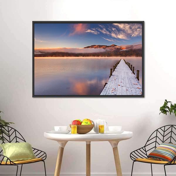 Lake Chuzenji Japan Canvas Wall Art-3 Horizontal-Gallery Wrap-25" x 16"-Tiaracle