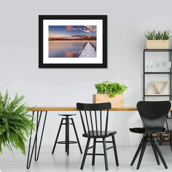 Lake Chuzenji Japan Canvas Wall Art-3 Horizontal-Gallery Wrap-25" x 16"-Tiaracle