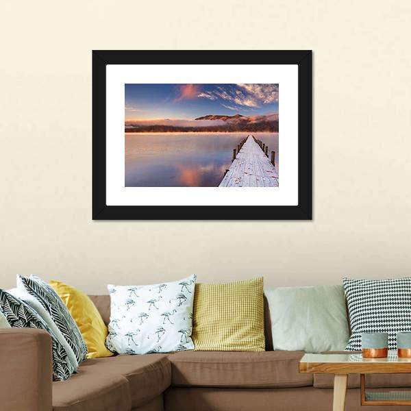 Lake Chuzenji Japan Canvas Wall Art-3 Horizontal-Gallery Wrap-25" x 16"-Tiaracle