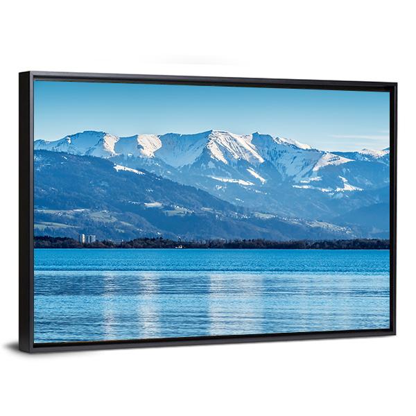 Lake Constance Bodensee Canvas Wall Art-3 Horizontal-Gallery Wrap-25" x 16"-Tiaracle