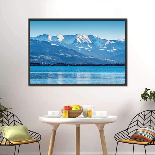 Lake Constance Bodensee Canvas Wall Art-3 Horizontal-Gallery Wrap-25" x 16"-Tiaracle