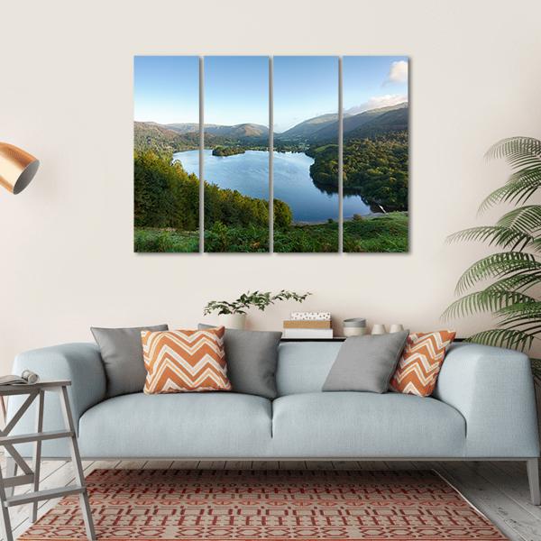 Lake District In England Canvas Wall Art-4 Horizontal-Gallery Wrap-34" x 24"-Tiaracle