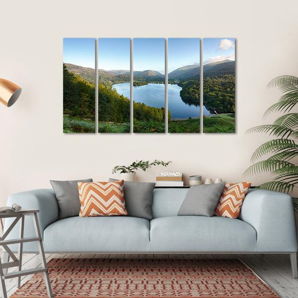 Lake District In England Canvas Wall Art-5 Horizontal-Small-Gallery Wrap-Tiaracle