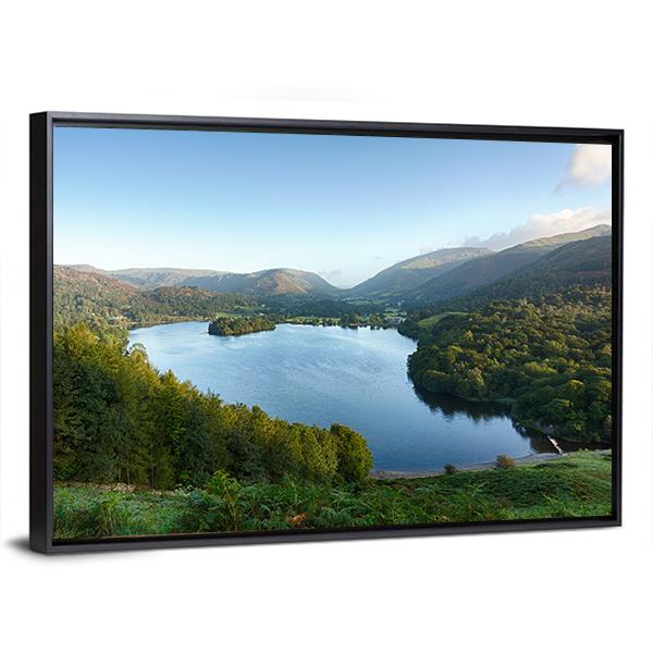 Lake District In England Panoramic Canvas Wall Art-1 Piece-36" x 12"-Tiaracle