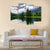 Lake Gaillands With Mont Blanc Canvas Wall Art-3 Horizontal-Gallery Wrap-37" x 24"-Tiaracle