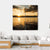 Lake George Sunset Canvas Wall Art-4 Square-Gallery Wrap-17" x 17"-Tiaracle