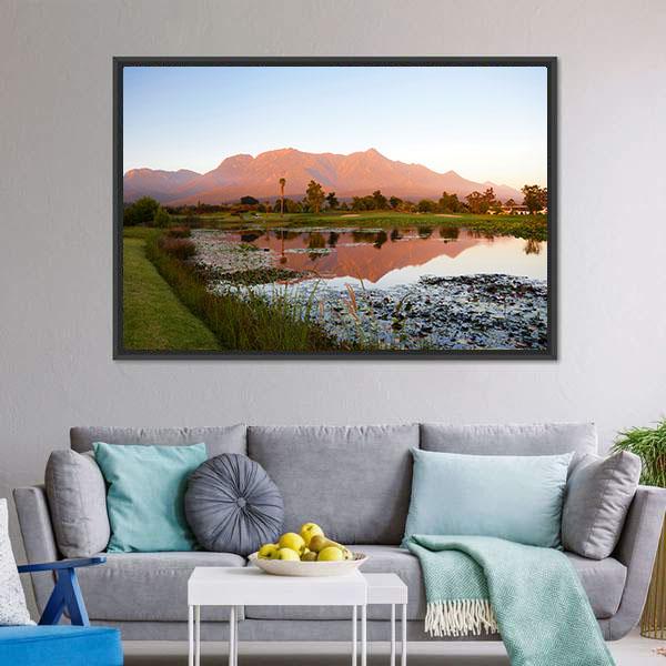 Lake George South Africa Canvas Wall Art-3 Horizontal-Gallery Wrap-25" x 16"-Tiaracle