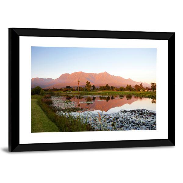Lake George South Africa Canvas Wall Art-3 Horizontal-Gallery Wrap-25" x 16"-Tiaracle