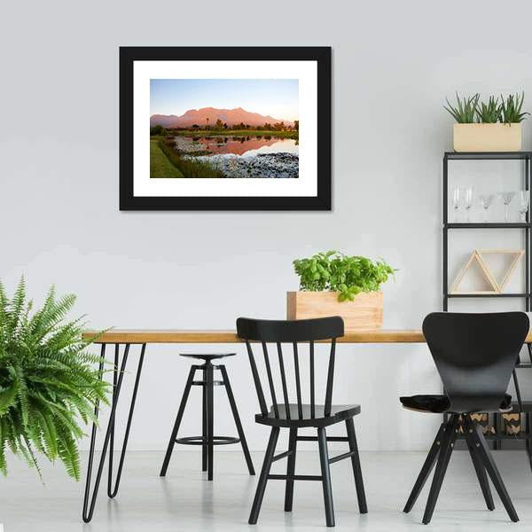 Lake George South Africa Canvas Wall Art-3 Horizontal-Gallery Wrap-25" x 16"-Tiaracle