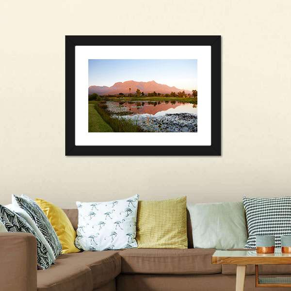 Lake George South Africa Canvas Wall Art-3 Horizontal-Gallery Wrap-25" x 16"-Tiaracle