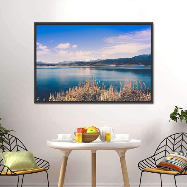 Lake Granby Canvas Wall Art-3 Horizontal-Gallery Wrap-25" x 16"-Tiaracle