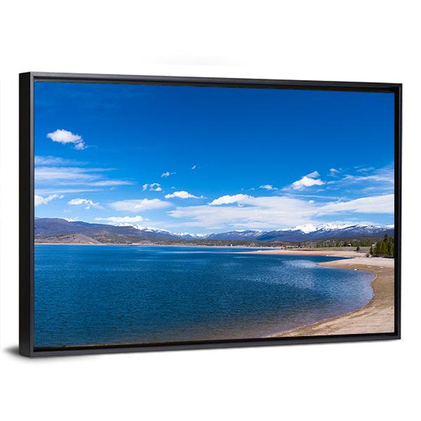 Lake Granby Colorado Canvas Wall Art-3 Horizontal-Gallery Wrap-25" x 16"-Tiaracle