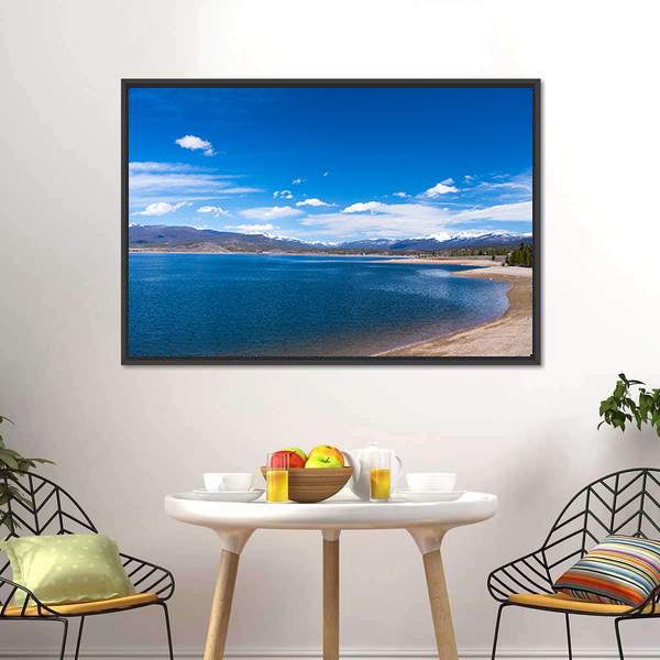 Lake Granby Colorado Canvas Wall Art-3 Horizontal-Gallery Wrap-25" x 16"-Tiaracle