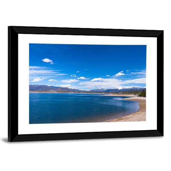 Lake Granby Colorado Canvas Wall Art-3 Horizontal-Gallery Wrap-25" x 16"-Tiaracle