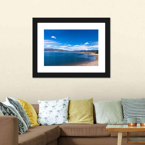 Lake Granby Colorado Canvas Wall Art-3 Horizontal-Gallery Wrap-25" x 16"-Tiaracle