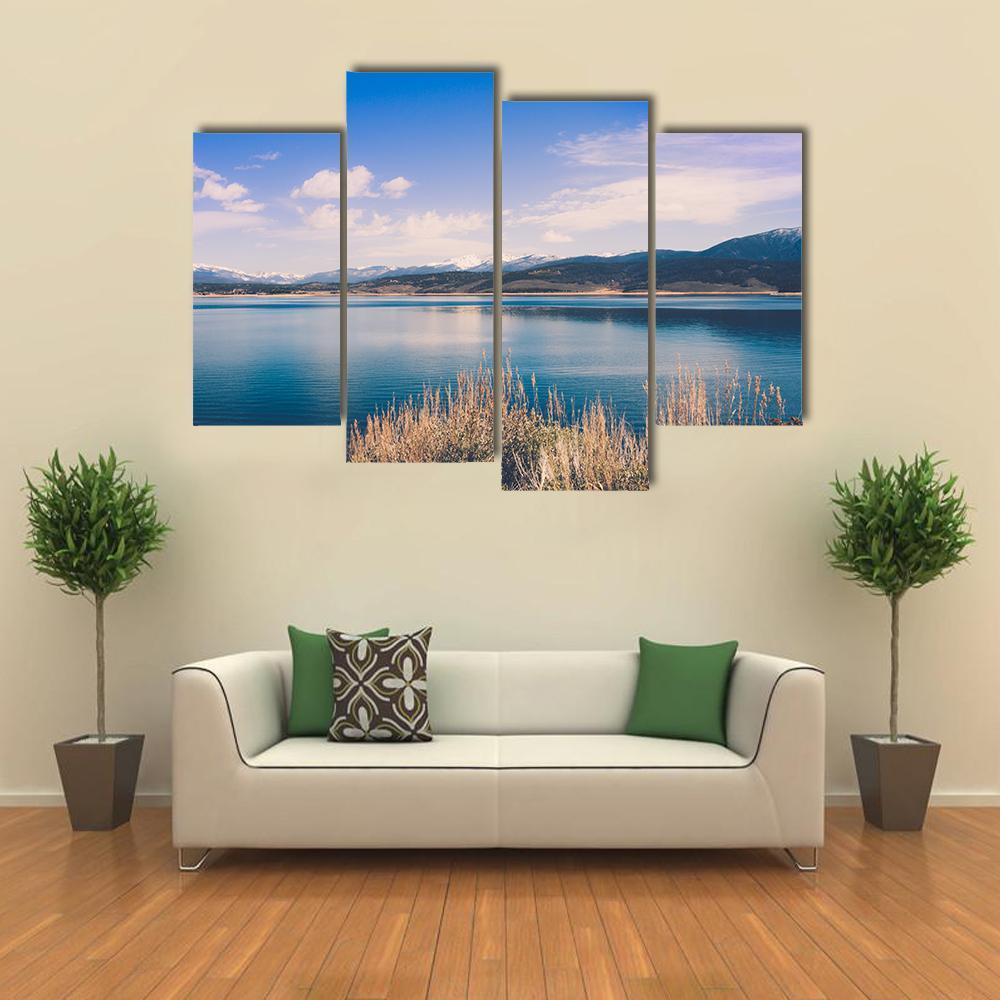 Lake Granby Canvas Wall Art-4 Pop-Gallery Wrap-50" x 32"-Tiaracle