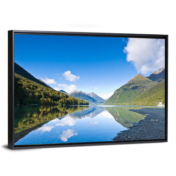 Lake Gunn Canvas Wall Art-3 Horizontal-Gallery Wrap-25" x 16"-Tiaracle