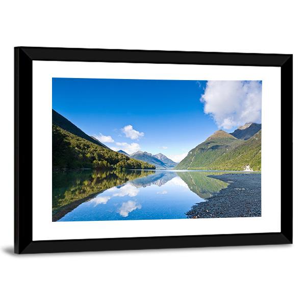 Lake Gunn Canvas Wall Art-3 Horizontal-Gallery Wrap-25" x 16"-Tiaracle