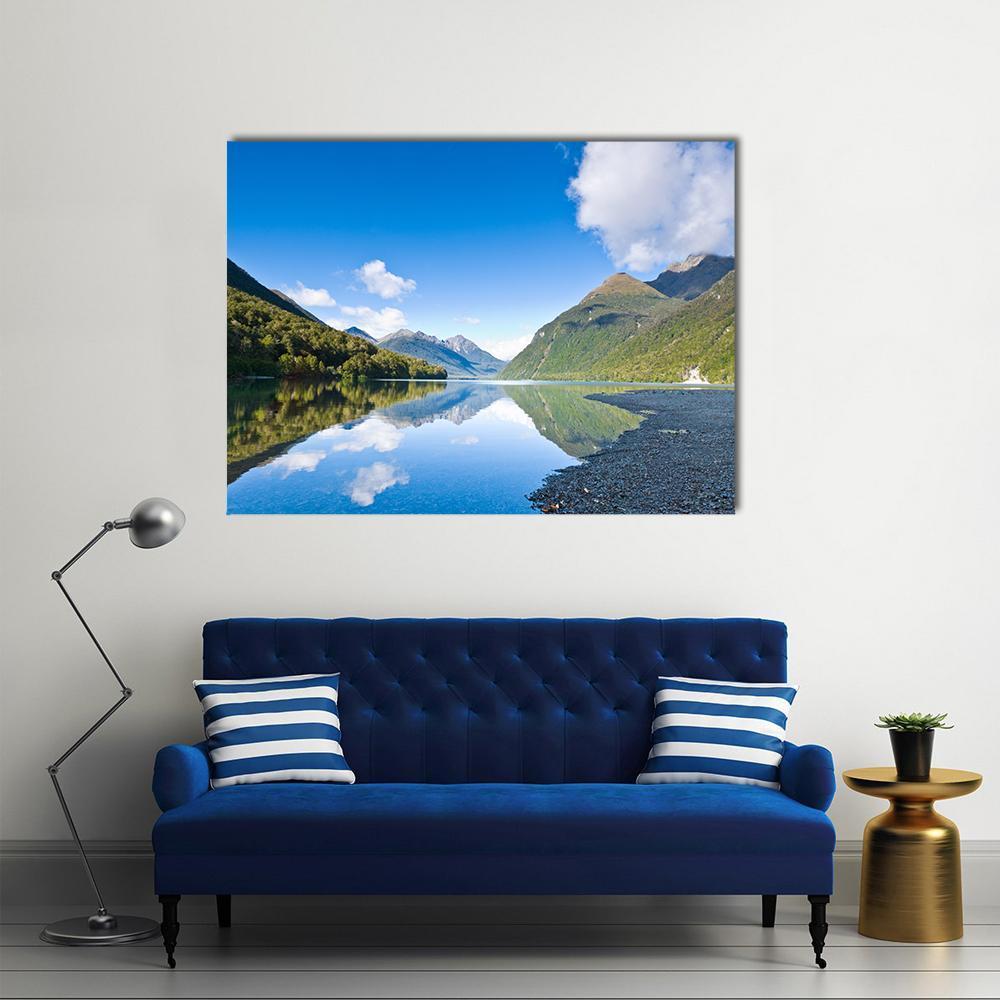 Lake Gunn Canvas Wall Art-5 Star-Gallery Wrap-62" x 32"-Tiaracle