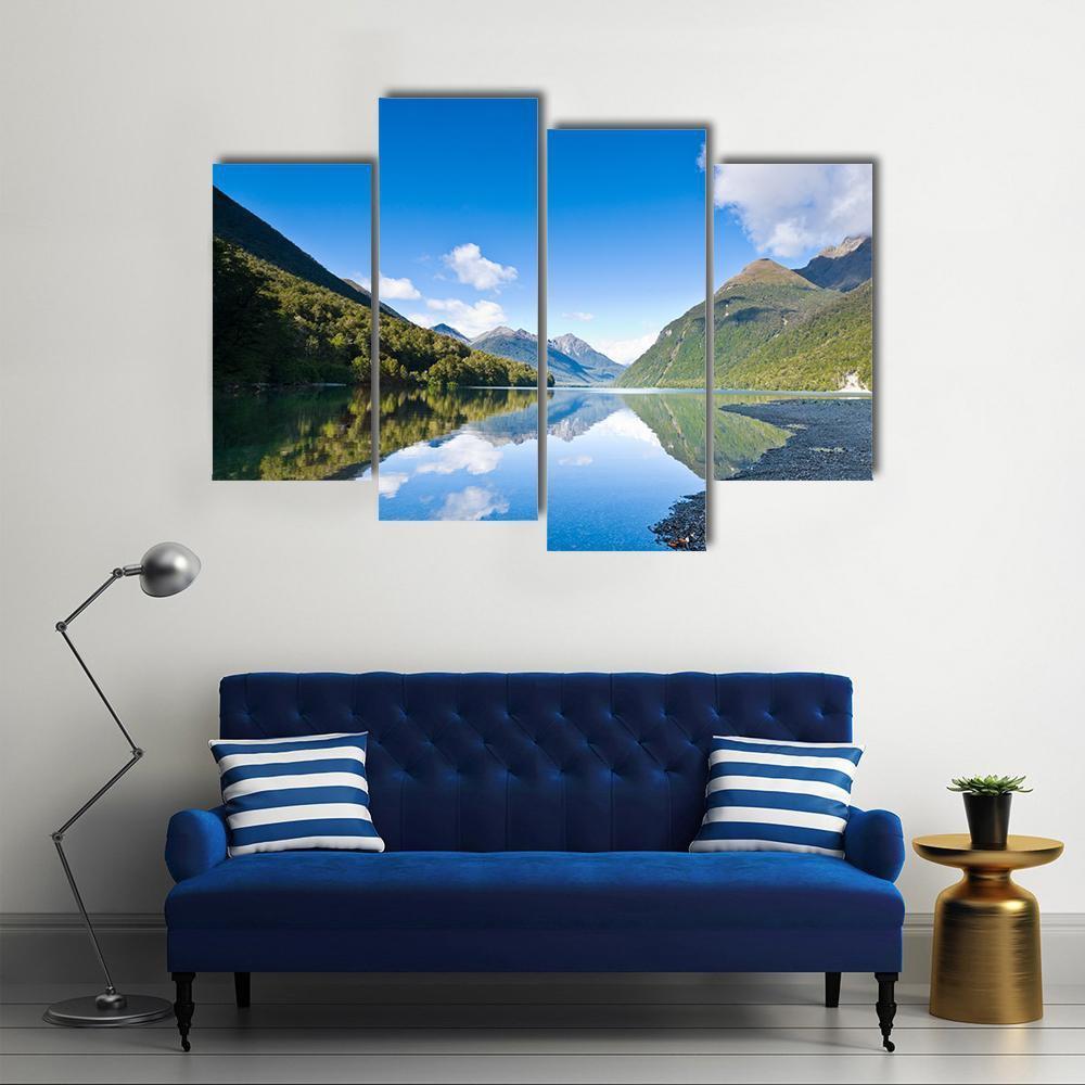 Lake Gunn Canvas Wall Art-4 Pop-Gallery Wrap-50" x 32"-Tiaracle