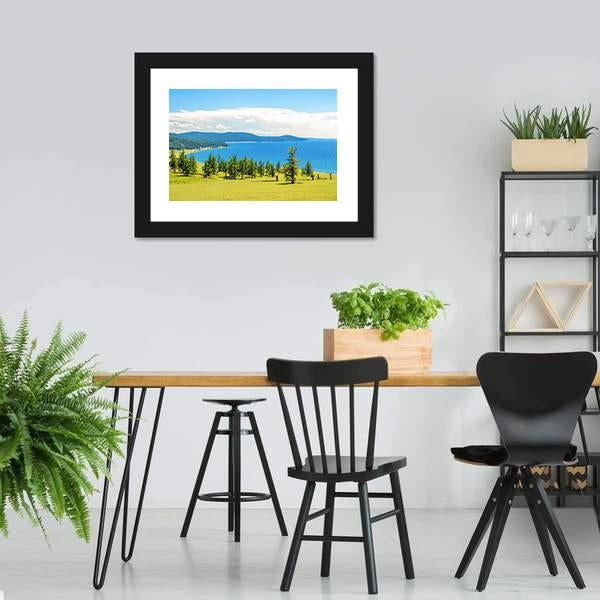 Lake Hovsgol Canvas Wall Art-3 Horizontal-Gallery Wrap-25" x 16"-Tiaracle