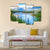 Lake In Alberta Canada Canvas Wall Art-4 Pop-Gallery Wrap-50" x 32"-Tiaracle