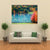 Lake In Autumn Landscape Canvas Wall Art-1 Piece-Gallery Wrap-36" x 24"-Tiaracle
