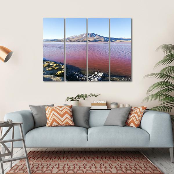 Lake In Bolivia Canvas Wall Art-4 Horizontal-Gallery Wrap-34" x 24"-Tiaracle